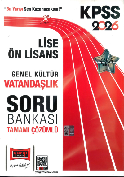VATANDAŞLIK 2026 KPSS Lise Ön Lisans GK-GY Tüm Dersler Tamamı Çözümlü Modüler Soru Bankası Yargı Yayınları Zeta Fotokopi