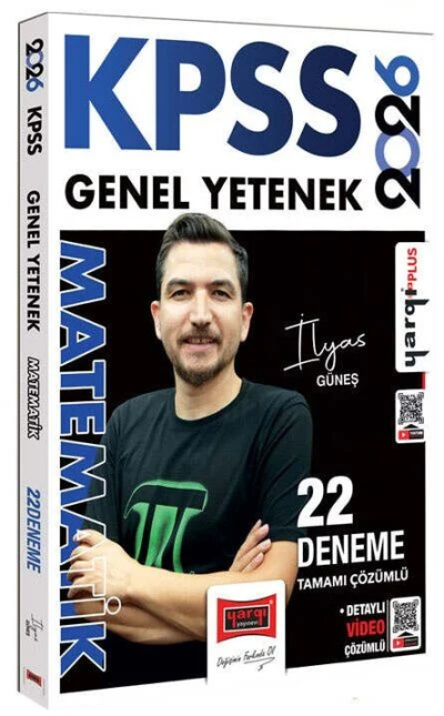 2026 KPSS Genel Yetenek Tamamı Çözümlü Matematik 22 Deneme (İlyas Güneş) Yargı Yayınları Zeta Fotokopi
