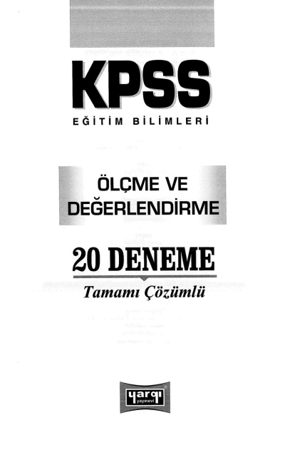 ÖLÇME DEĞERLENDİRME 20 Lİ DENEME Zeta Fotokopi