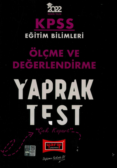 ÖLÇME VE DEĞERLENDİRME YAPRAK TEST Zeta Fotokopi
