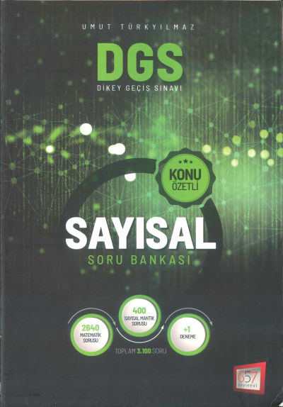 UMUT TÜRKYILMAZ DGS SAYISAL KONU ÖZETLİ SORU BANKASI Zeta Fotokopi