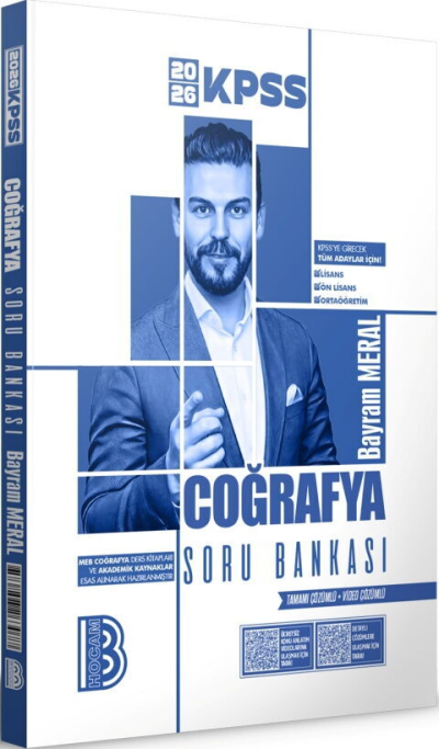 2026 KPSS Coğrafya Tamamı Çözümlü Soru Bankası Benim Hocam Yayınları Zeta Fotokopi