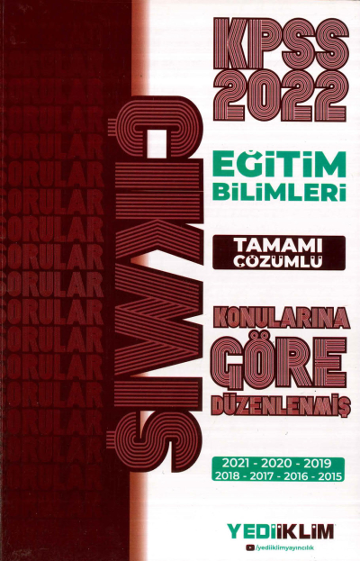 EĞİTİM TÜM DERSLER KONULARINA GÖRE ÇÖZÜMLÜ ÇIKMIŞ SORULAR 2021 DAHİL
