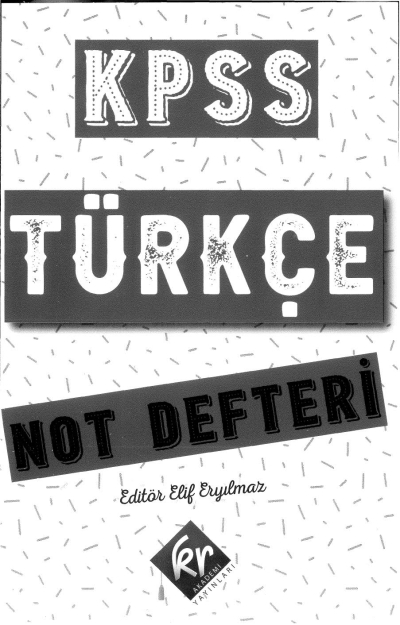 KPSS TÜRKÇE NOT DEFTERİ TAMAMI EL YAZIMI Zeta Fotokopi