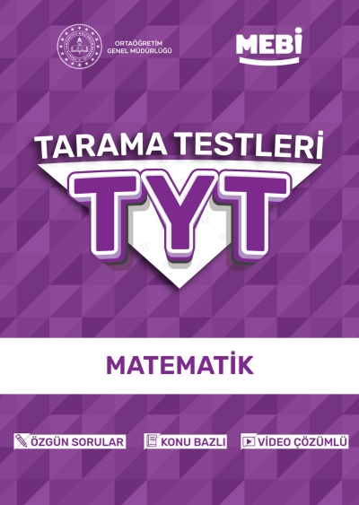 TYT Tarama Testleri Matematik MEBİ OGM Zeta Fotokopi