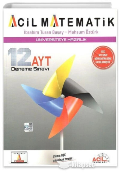 AYT Matematiğin İlacı 12 Denemeleri Özel Baskı Acil Yayınları Zeta Fotokopi