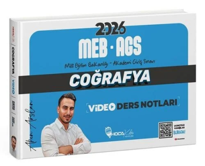 2026 MEB AGS Coğrafya Video Ders Notları Hoca Kafası Zeta Fotokopi