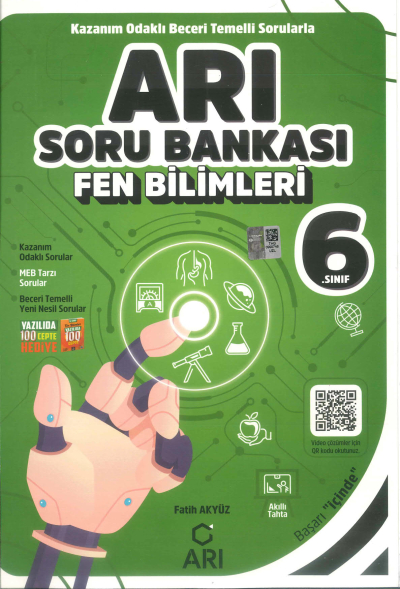 6. Sınıf Fen Bilimleri Soru Bankası Arı Yayınları Zeta Fotokopi