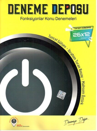 TYT Fonksiyonlar Konu Denemeleri Deneme Deposu Acil Yayınları Zeta Fotokopi