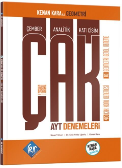 Kenan Kara İle ÇAK AYT Denemeleri KR Akademi Yayınları Zeta Fotokopi