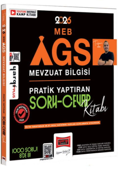 2026 MEB AGS Mevzuat Bilgisi Pratik Yaptıran Soru Cevap Kitabı Yargı Yayınları