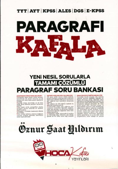 PARAGRAFI KAFALA ÇÖZÜMLÜ SORU BANKASI TÜM ADAYLAR İÇİN Zeta Fotokopi