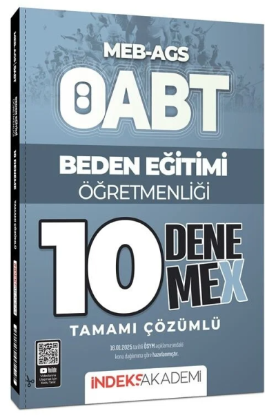 2025 ÖABT MEB-AGS Beden Eğitimi Öğretmenliği 10 DenemeX Çözümlü İndeks Akademi Yayıncılık Zeta Fotokopi
