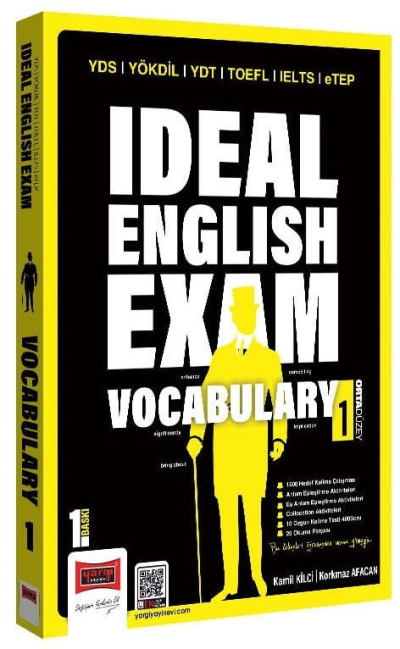 YDS YÖKDİL YDT TOEFL IELTS eTep Ideal English Exam Vocabulary 1 (Orta Düzey) Yargı Yayınevi