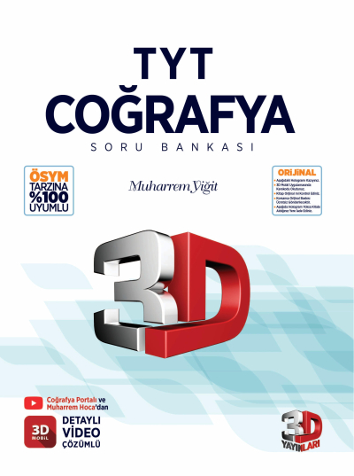 3D TYT COĞRAFYA SORU BANKASI