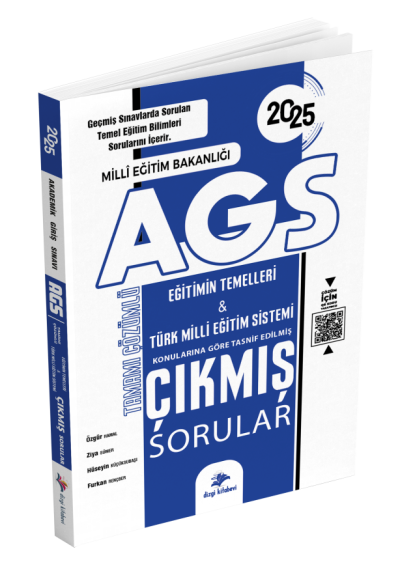 2025 MEB AGS Tamamı Video Çözümlü Eğitimin Temelleri Türk Milli Eğitim Sistemi Çıkmış Sorular Dizgi Kitap Zeta Fotokopi