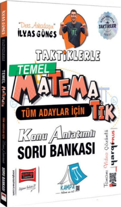 Tüm Adaylar İçin Taktiklerle Temel Matematik Konu Anlatımlı Soru Bankası Yargı Yayınları İlyas Güneş Zeta Fotokopi