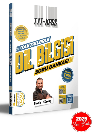 TYT - KPSS Taktiklerle Dil Bilgisi Tamamı Video Çözümlü Soru Bankası Benim Hocam Yayınları Zeta Fotokopi