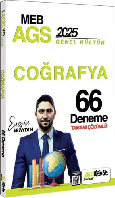 2025 MEB AGS Türkiye Coğrafyası Tamamı Çözümlü 33 Deneme Sınavı HocaWebde Yayınları Zeta Fotokopi