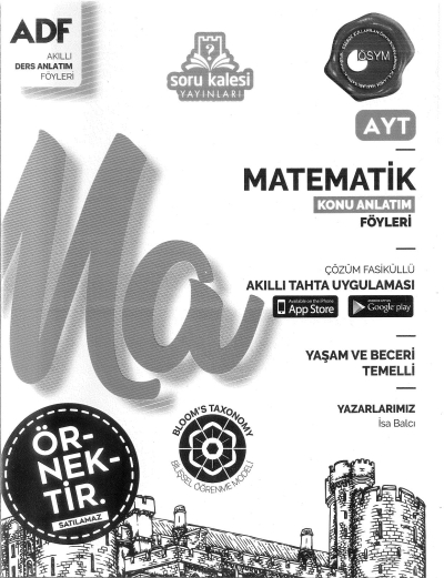 AYT MATEMATİK KONU ANLATIM FÖYLERİ Zeta Fotokopi