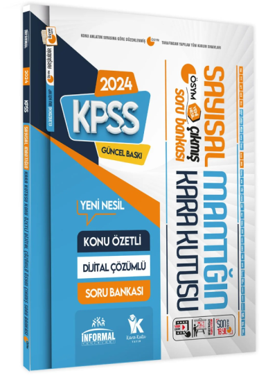 SAYISAL MANTIĞIN KARA KUTUSU ÇIKMIŞ SORU BANKASI Zeta Fotokopi