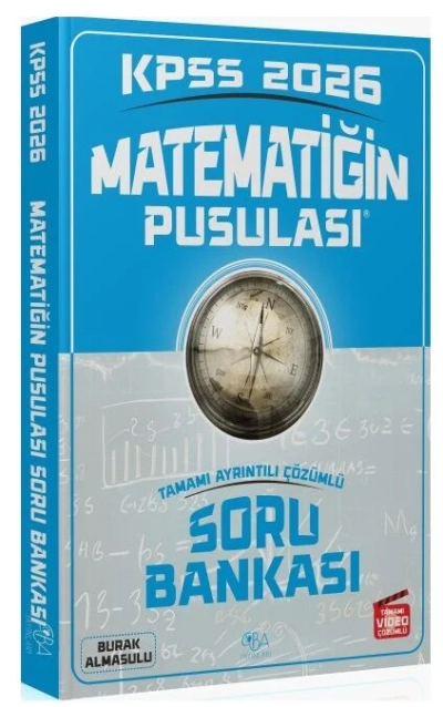 2026 KPSS Matematik Matematiğin Pusulası Soru Bankası Çözümlü CBA Yayınları Zeta Fotokopi