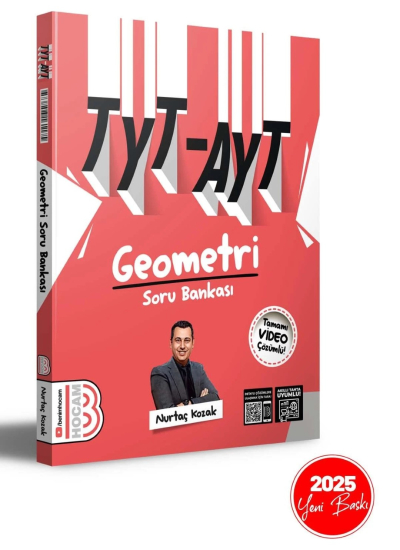 2025 TYT AYT Geometri Tamamı Video Çözümlü Soru Bankası Benim Hocam Yayınları Zeta Fotokopi