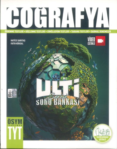 TYT Coğrafya Soru Bankası Ulti Yayınları Zeta Fotokopi