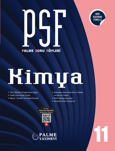 11. Sınıf Kimya PSF Palme Soru Föyü Zeta Fotokopi