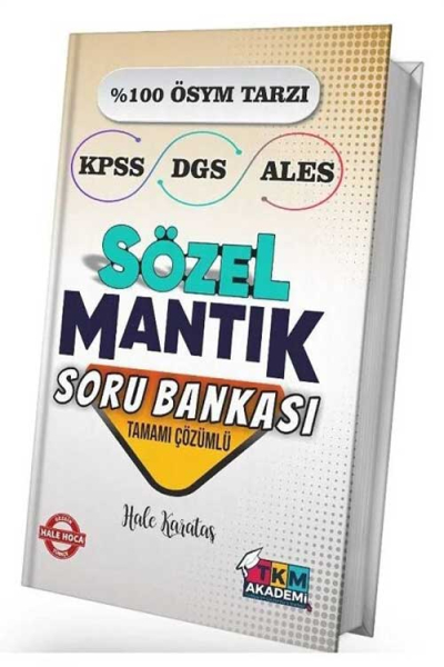 SÖZEL MANTIK SORU BANKASI TAMAMI ÇÖZÜMLÜ HALE KARATAŞ Zeta Fotokopi