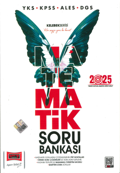 2025 YKS KPSS ALES DGS Kelebek Serisi Matematik Soru Bankası Yargı Yayınları Zeta Fotokopi