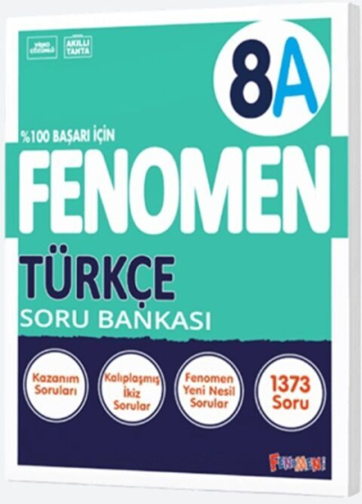 8. Sınıf Türkçe A Fenomen Soru Bankası Fenomen Kitap