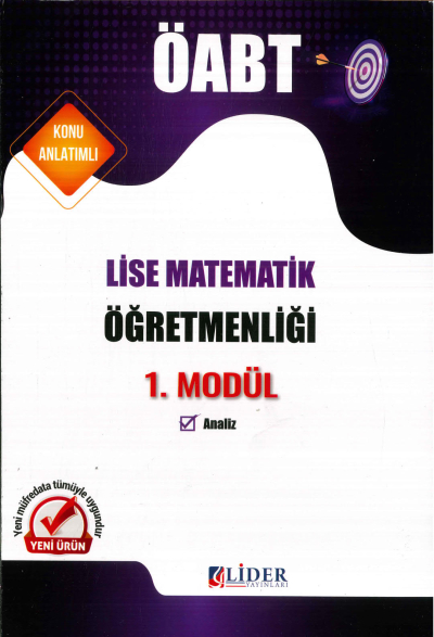 LİSE MATEMATİKÖĞRETMENLİĞİ 1. MODÜL (ANALİZ) KONU ANLATIM Zeta Fotokopi