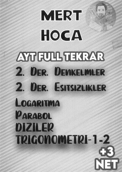 Mert Hoca AYT Full Tekrar Zeta Fotokopi
