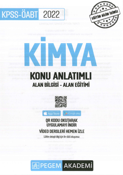 KİMYA KONU ANLATIMLI ALAN BİLGİSİ- ALAN EĞİTİMİ Zeta Fotokopi