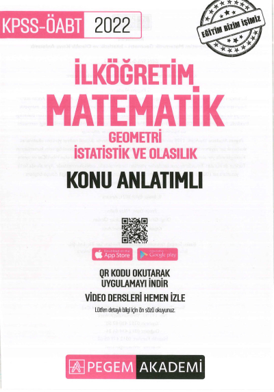 İLKÖĞRETİM MATEMATİK GEOMETRİ- İSTATİSTİK VE OLASILIK KONU ANLATIMLI Zeta Fotokopi