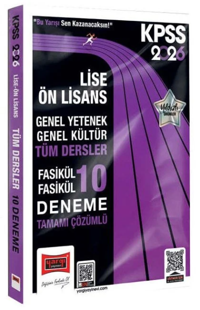 2026 KPSS GKGY Lise Ön Lisans Tüm Dersler Fasikül Fasikül Tamamı Çözümlü 10 Deneme Yargı Yayınları Zeta Fotokopi