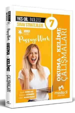 YKS Dil İngilizce Sınav Stratejileri 7 Okuma Kelime Çalışmaları Modadil Yayınları Zeta Fotokopi