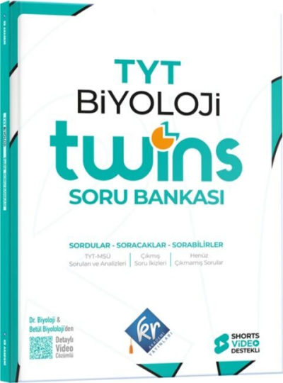 TYT Twins Biyoloji Soru Bankası KR Akademi Yayınları Zeta Fotokopi