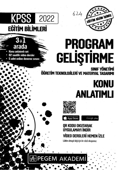 2022 KPSS Eğitim Bilimleri PROGRAM GELİŞTİRME KONU ANLATIM Zeta Fotokopi