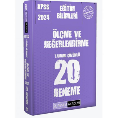 ÖLÇME VE DEĞERLENDİRME 20 DENEME TAMAMI ÇÖZÜMLÜ Zeta Fotokopi