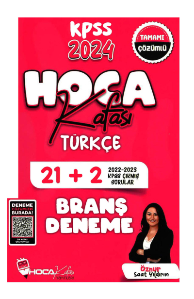 2024 KPSS Türkçe 21+2 Deneme Video Çözümlü Hoca Kafası Yayınları Zeta Fotokopi