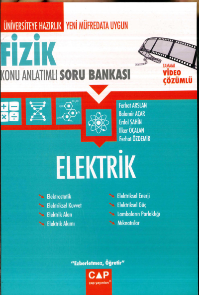 TYT-AYT FİZİK ELEKTRİK KONU ANLATIMLI SORU BANKASI Zeta Fotokopi