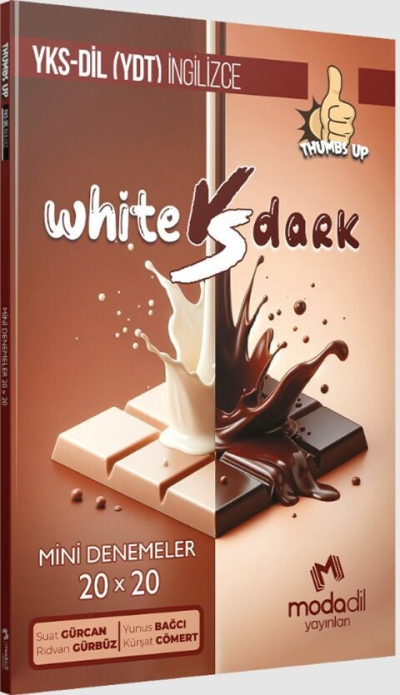 YKS DİL Thumbs Up 20 x 20 Mini Deneme White VS Dark Modadil Yayınları Zeta Fotokopi