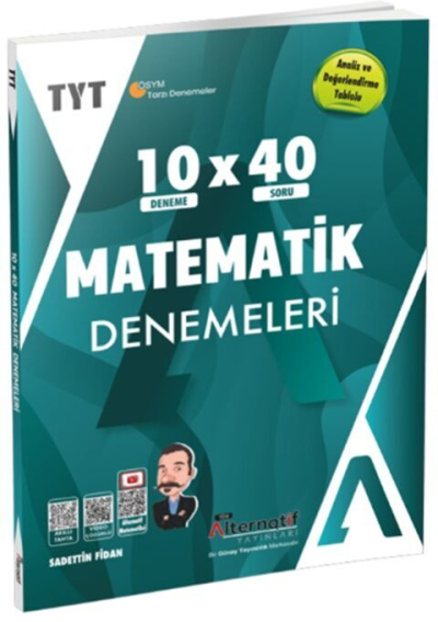 Alternatif Yayınları TYT Matematik 10 x 40 Branş Denemeleri Zeta Fotokopi