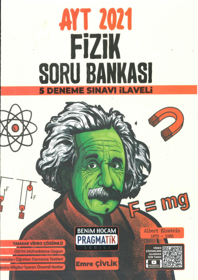 AYT Fizik Soru Bankası 5 Deneme Sınavı İlaveli Pragmatik Serisi Zeta Fotokopi