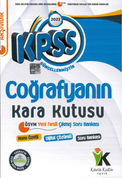 COĞRAFYANIN KARA KUTUSU KONU ÖZETLİ DİJİTAL ÇÖZÜMLÜ SORU BANKASI Zeta Fotokopi