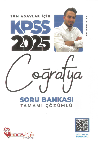 2025 KPSS Coğrafya Soru Bankası Çözümlü Hoca Kafası