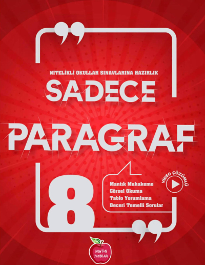 8.Sınıf LGS Sadece Paragraf Soru Bankası Newton Yayınları Zeta Fotokopi