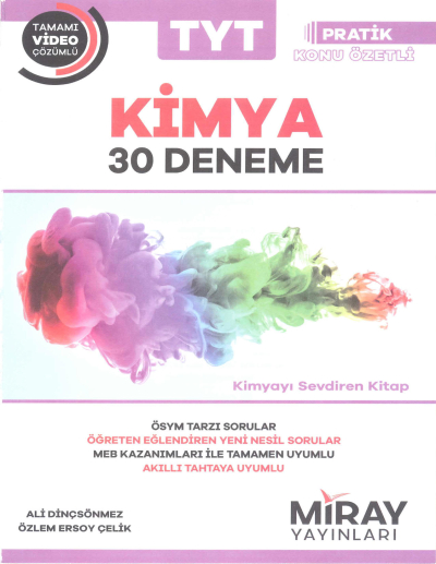 2021 TYT Kimya 30 Deneme (Pratik Konu Özetiyle Birlikte)